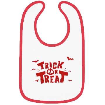 Discover Trick Or Treat Red Bibs
