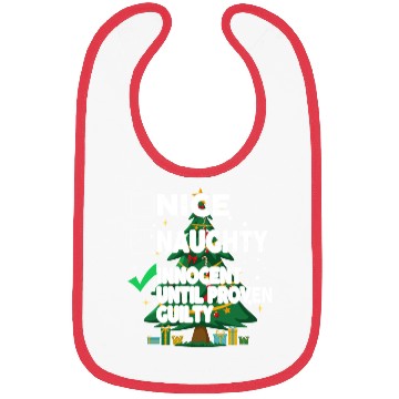 Discover Nice Naughty Innocent Until Proven Guilty Bibs