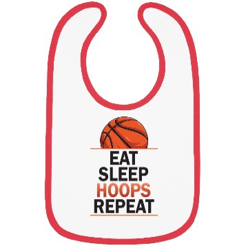Discover Eat Sleep Hoops Repeat Basketball Bibs