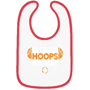 Discover Eat Sleep Hoops Repeat Basketball Bibs