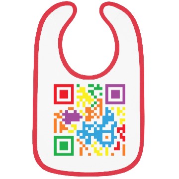 Discover LBGT Flag Gay Pride Human QR Code Bibs