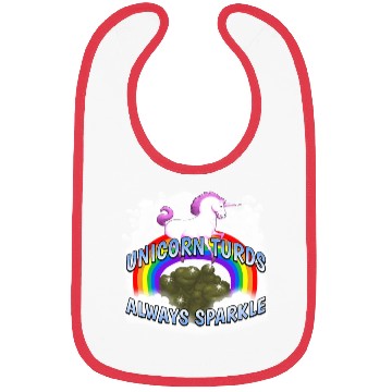 Discover Unicorn Turds Always Sparkle Bibs