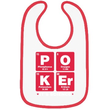 Discover Poker It's Science Bibs