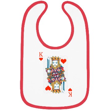 Discover King of Hearts, Poker Bibs