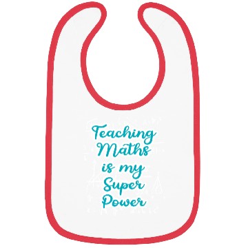 Discover Teaching Math is my Superpower Back to School Bibs