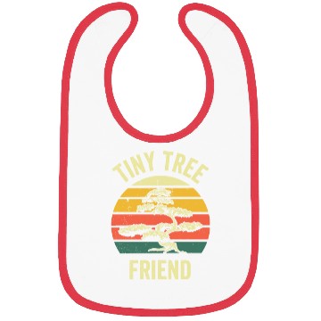 Discover Bonsai Tiny Tree Gift Funny Planting Retro Gift Bibs