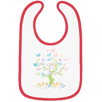 Discover Colorful Butterflies Forest Nature Trees Bibs
