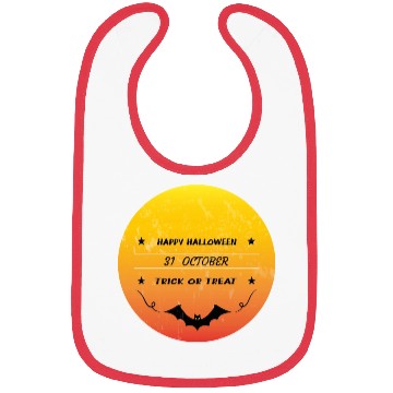 Discover happy halloween Bibs