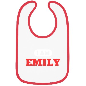 Discover Emily Name Saying for proud Emilys Bibs