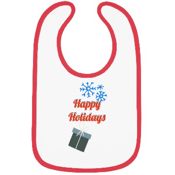 Discover Happy Holidays Bibs