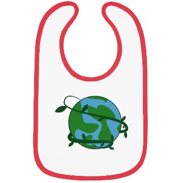 Discover green earth imagination Bibs