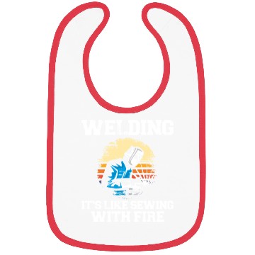 Discover Welder Welding Vintage Retro Bibs