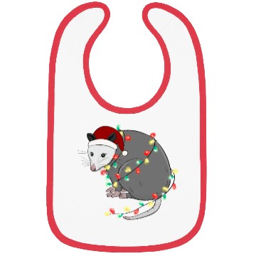 Discover Christmas Animal Opposum Light Chain Hat Bibs