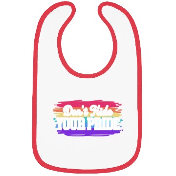 Discover Don't Hide Your Pride Month Gay Rights LGBTQ Bibs