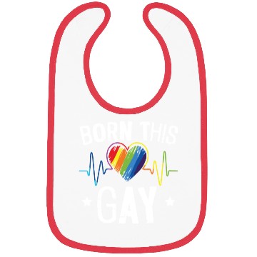 Discover Born This Gay Rainbow Pride Month LGBTQ Gay Pride Bibs