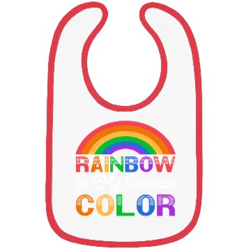 Discover Rainbow Is My Favorite Color Pride Month Bibs