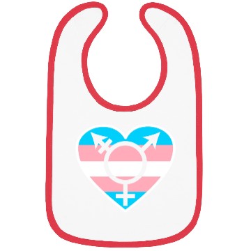 Discover Trans Rainbow Pride LGBTQ Transgender Rights Bibs