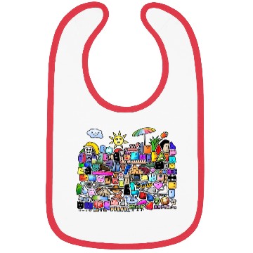 Discover SUMMER stone faces - DIGITAL Bibs