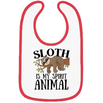 Discover sloth Is My Spirit Animal Bibs