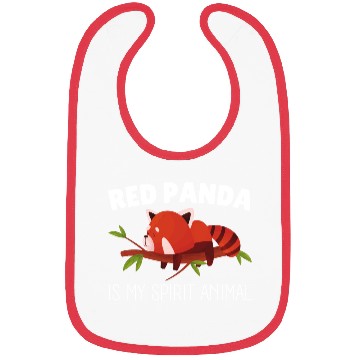 Discover Red Panda Is My Spirit Animal Bibs