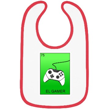 Discover El Gamer Video Gaming Card Mexican Lottery Card Bibs