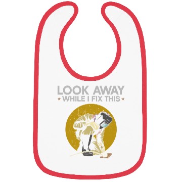 Discover Welder Welding Vintage Look Away Bibs