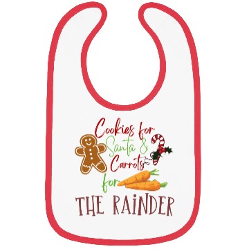 Discover Cookies For Santa Graphic Bibs