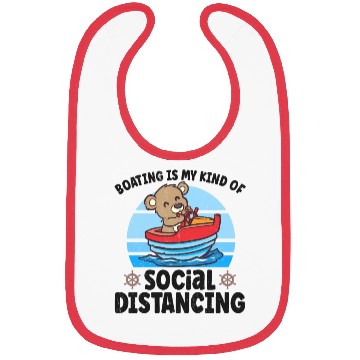Discover Sailing Sailboat Boating Kid Child Yacht Boat Bibs