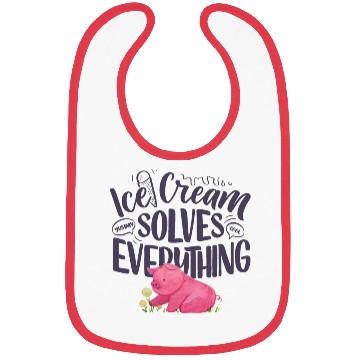 Discover Ice Cream solves everything Bibs