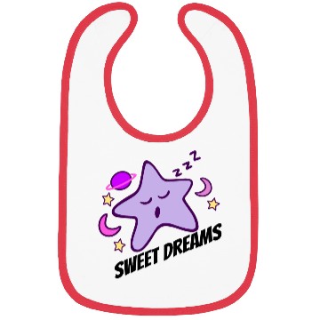 Discover star, sweet dreams Bibs