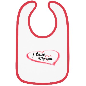 Discover I love my son Bibs