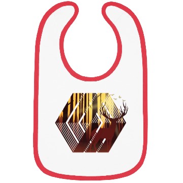 Discover Modern Forest With Deer Bibs