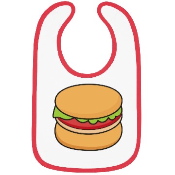 Discover very cute delicious burgers Bibs