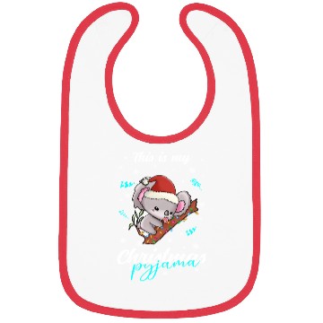 Discover Winter Christmas Pyjama Koala Bibs