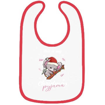 Discover Winter Christmas Pyjama Koala Bibs