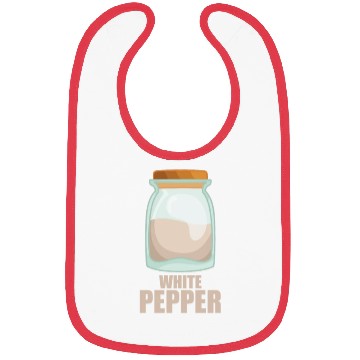 Discover White Pepper Spice Flavor Food Cooking Bibs