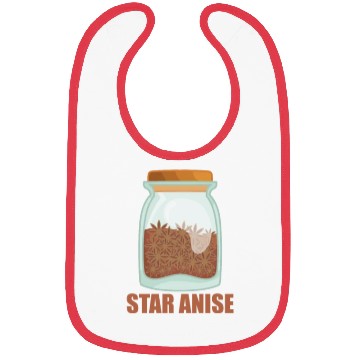 Discover Star Anise Spice Flavor Food Cooking Bibs