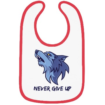 Discover Never give up Bibs