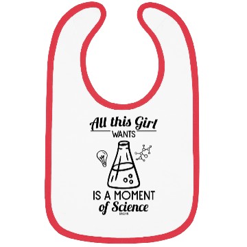 Discover Woman science laboratory chemistry Bibs