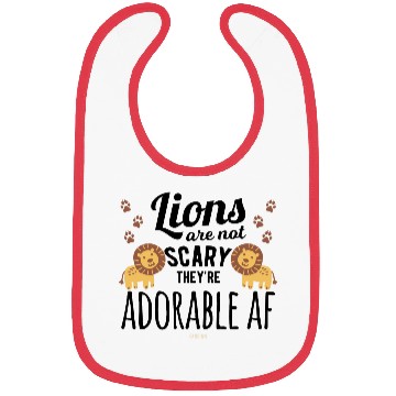 Discover cute lion cub Children Bibs