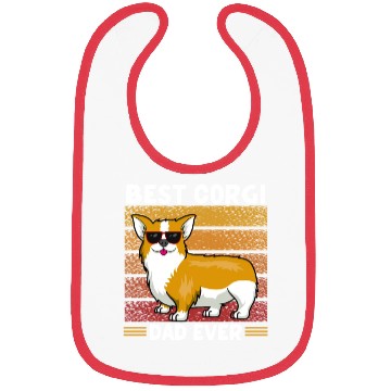 Discover Best Corgi Dad Ever Bibs