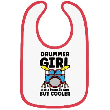 Discover Drummer Drums Music Drum Set Drumming Bibs