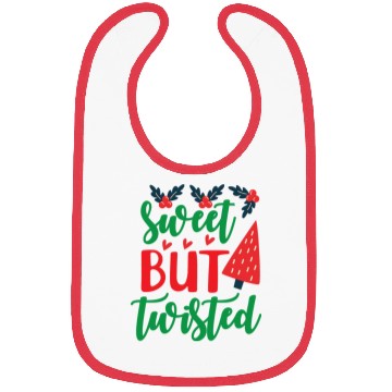 Discover Sweet but Twisted Christmas Bibs