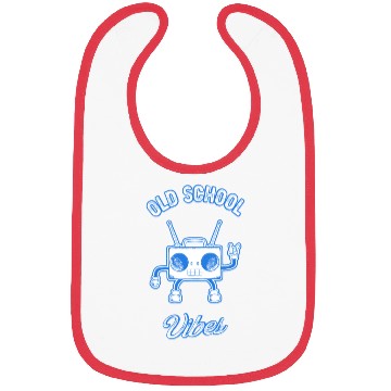 Discover Old School Vibes Retro Beat Box Music Bibs