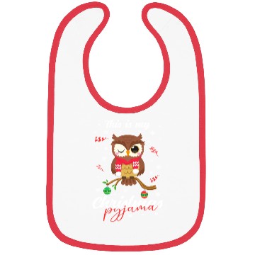 Discover Winter Christmas Pyjama Owl Bibs