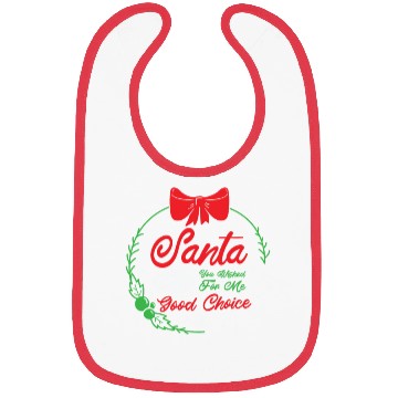 Discover Santa Christmas Wish Holiday Present Pick Up Lines Bibs