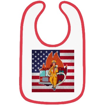 Discover Female Firefighter Thin Red Line Bibs