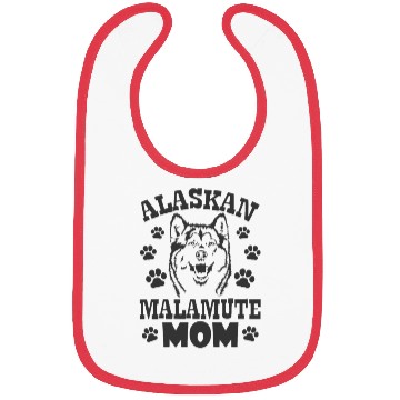 Discover Alaskan Malamute Mom Pet Dog Breed Bibs