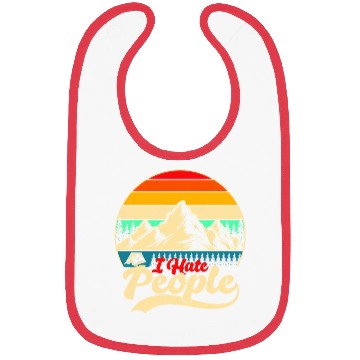 Discover I Hate People Hiking Camping Bibs