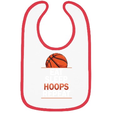 Discover Eat Sleep Hoops Repeat Basketball Bibs